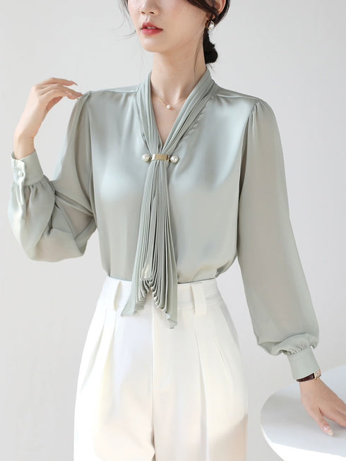 Premium Satin Formal Tops